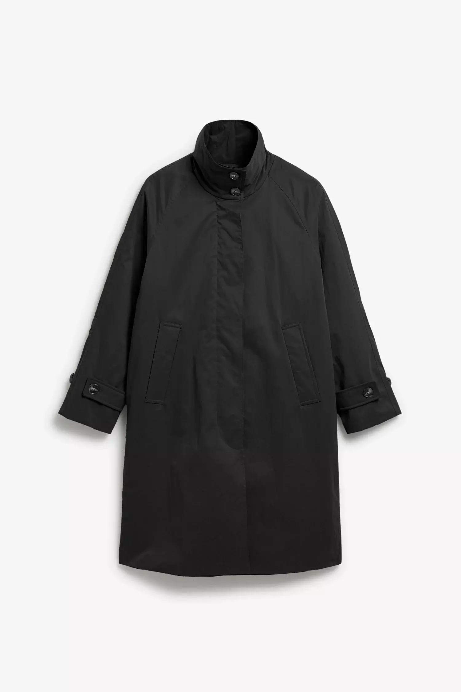 Elvine Fenja Black Damen Wattierter Mantel Wasserabweisend schwarz